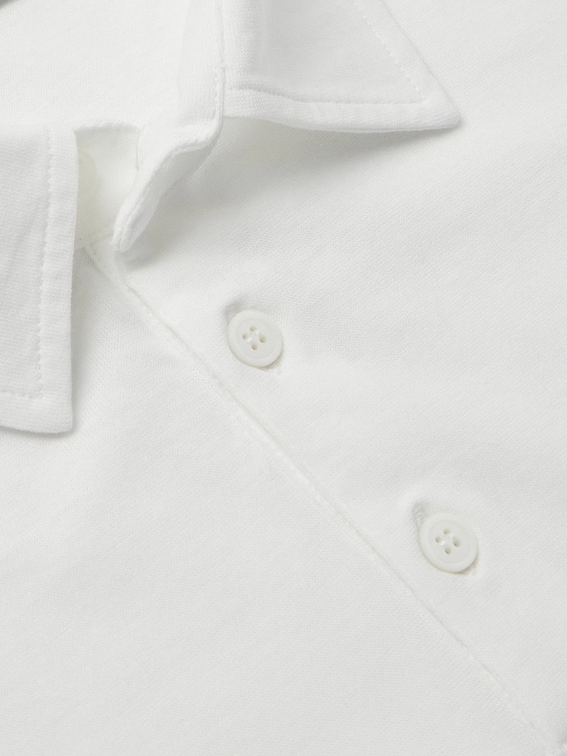 Incotex - Incotex Zanone Slim-Fit IceCotton Piqué Polo Shirt - White