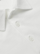 Incotex - Incotex Zanone Slim-Fit IceCotton Piqué Polo Shirt - White