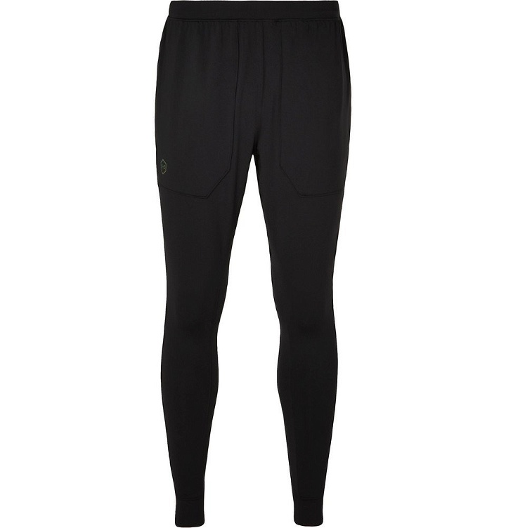 Photo: Under Armour - UA Rush Cellient Tapered Stretch Tech-Jersey Sweatpants - Black