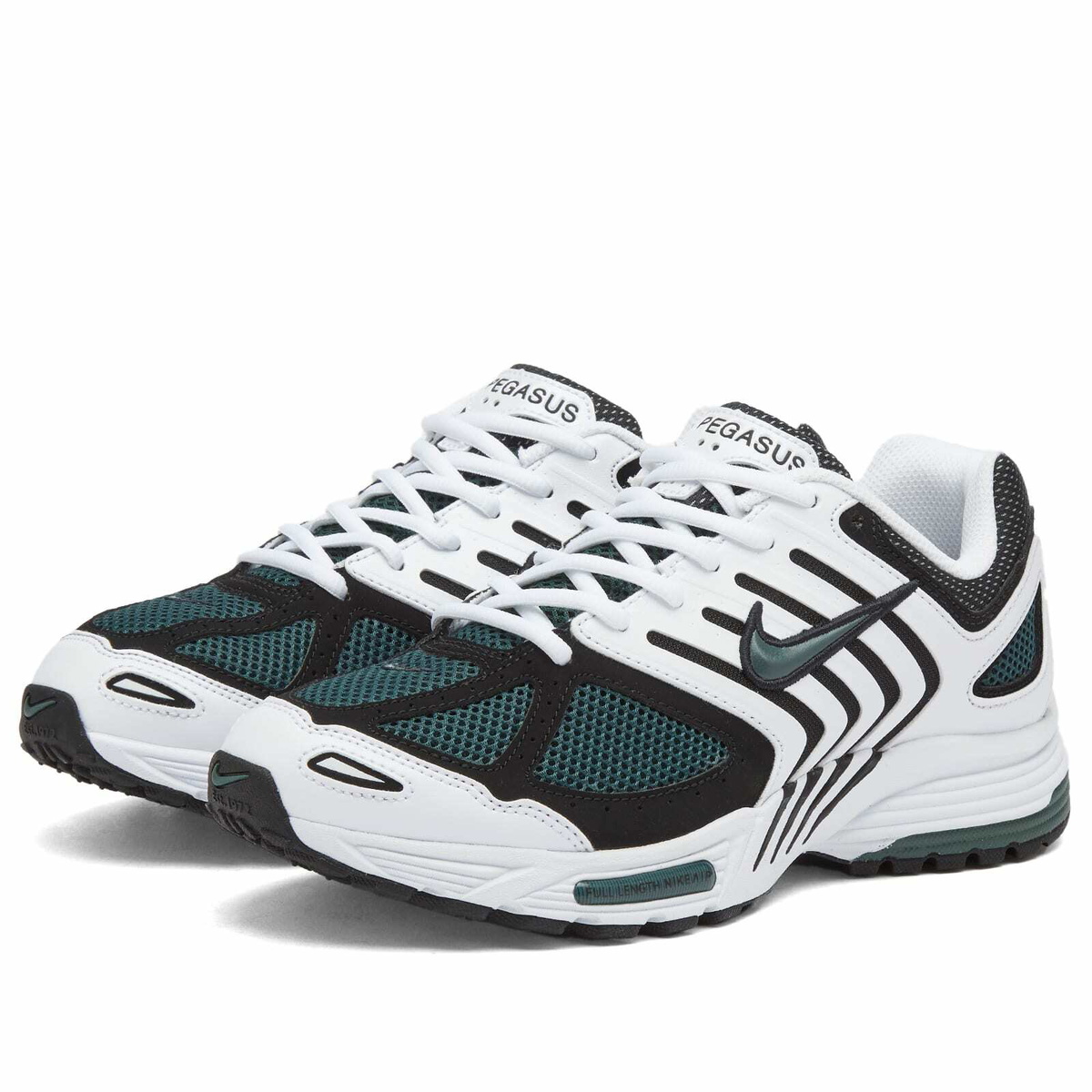 Nike Women's Air Pegasus 2005 W Sneaker in White/Green/Black