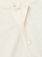 Zegna - Henley Oasi Linen Henley T-Shirt - Neutrals