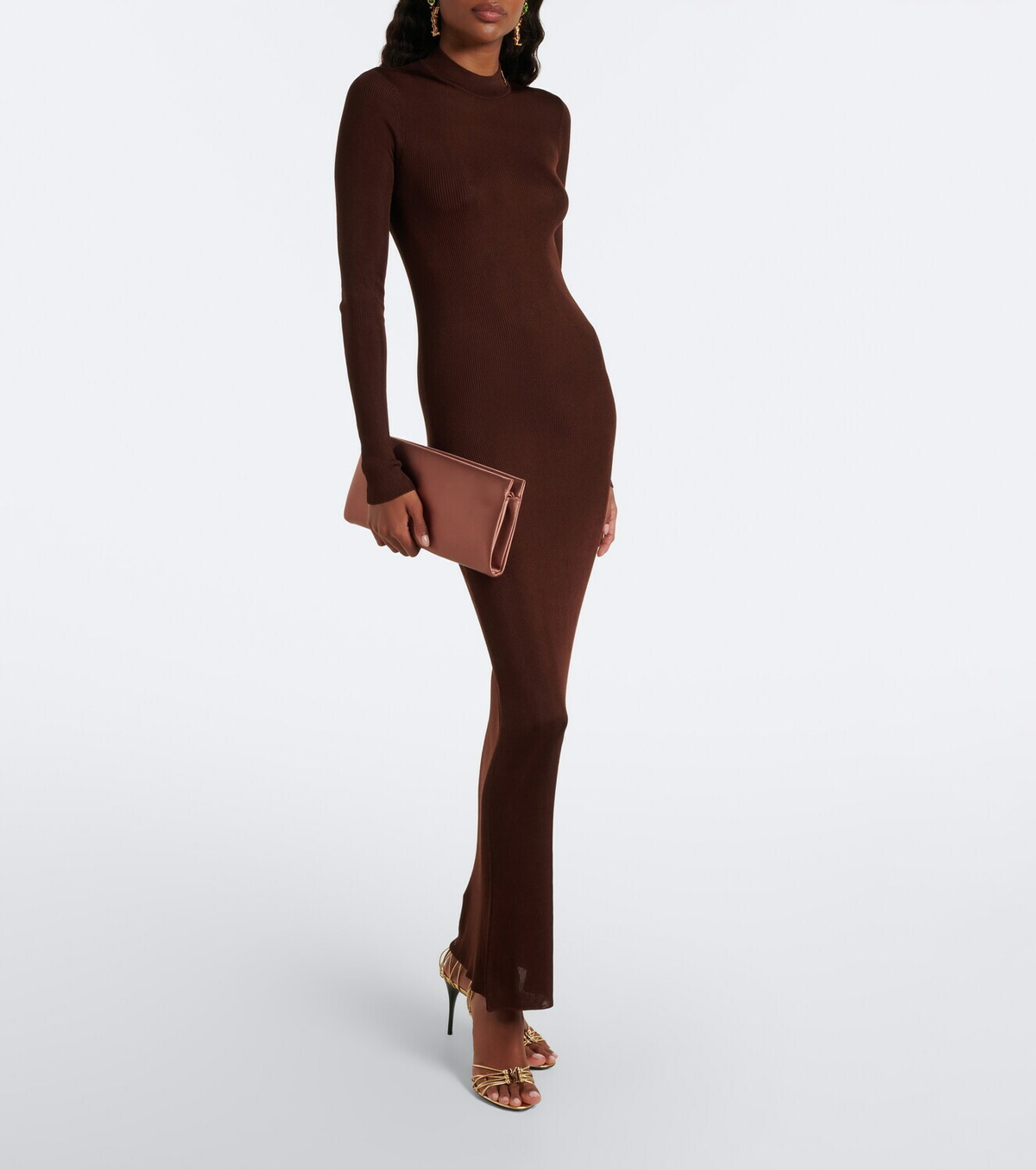 Saint Laurent Evening satin clutch