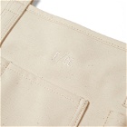 F/CE. Men's W.R Canvas Pocket Tote Bag in Ivory 