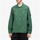 C.P. Company Men's Ottoman Workwear Shirt in Duck Green