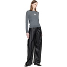 MM6 Maison Margiela Gray Essentials Sweater