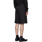 Alexander McQueen Black Belted Shorts