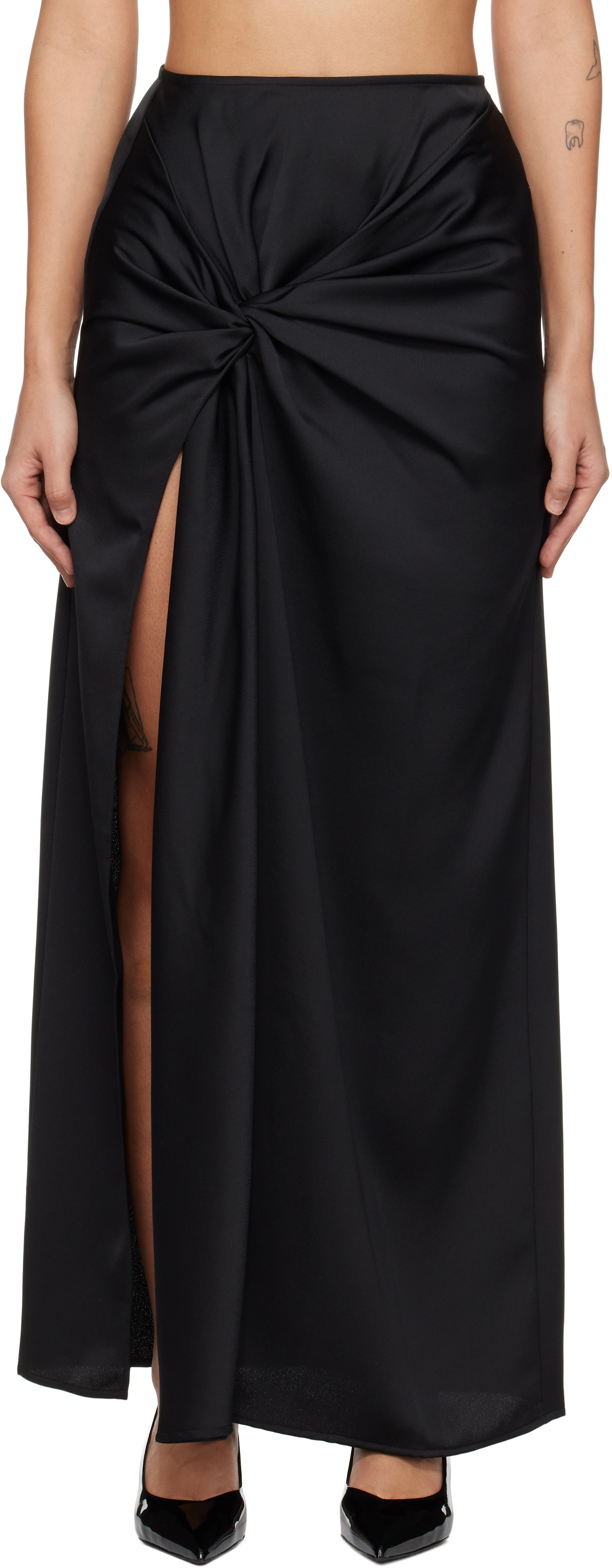 Beaufille Black Imogen Maxi Skirt