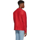 Simon Miller Red Brushed Moleskin Jacket