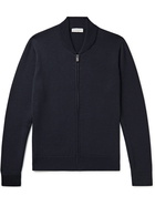 Richard James - Merino Wool Zip-Up Cardigan - Blue