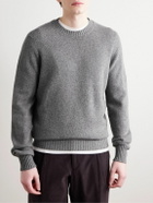 De Petrillo - Slim-Fit Merino Wool and Cashmere-Blend Sweater - Gray