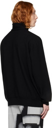 Homme Plissé Issey Miyake Black Turtleneck Sweater