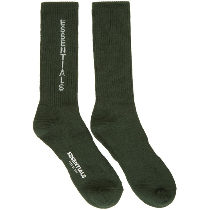 Photo: Essentials Green Crew Socks