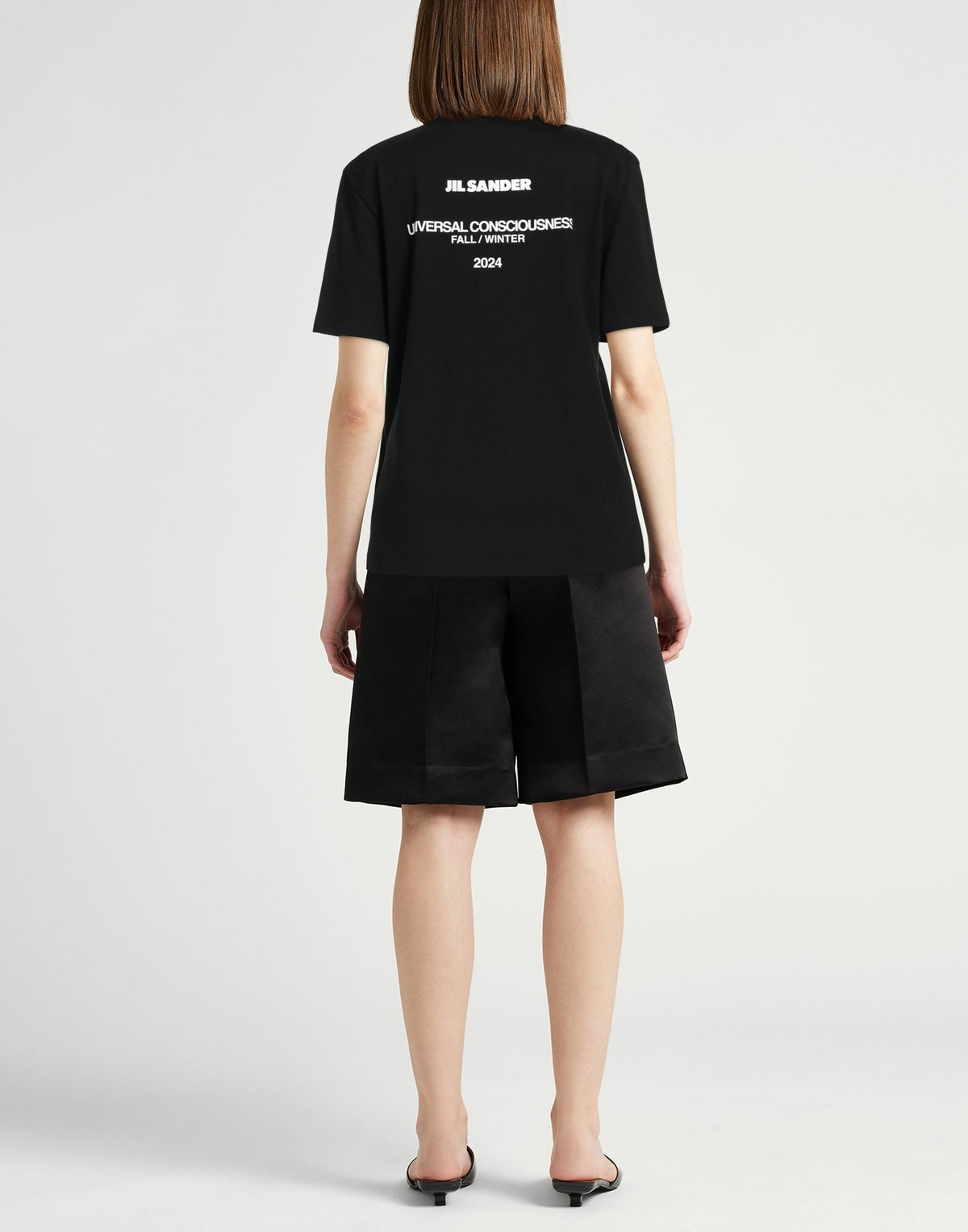 Jil Sander Womens T-shirt in Black