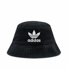 Adidas Women's Trefoil Bucket Hat in Black