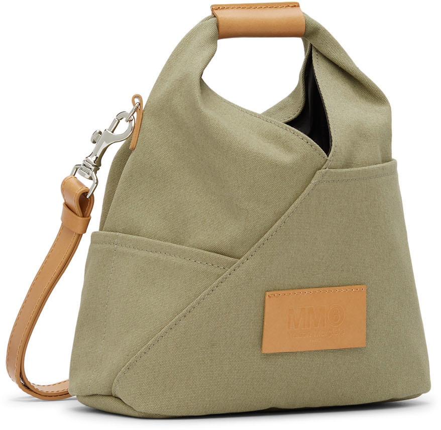 MM6 Maison Margiela Beige Utility Triangle Shoulder Bag MM6 Maison