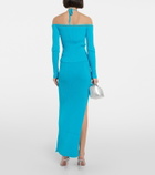 Giuseppe di Morabito Embellished ribbed-knit top
