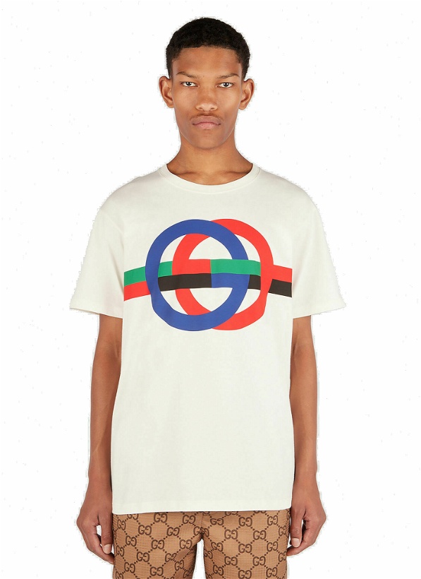 Photo: Gucci - Interlocking G Print T-Shirt in White