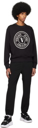 Versace Jeans Couture Black V-Emblem Sweatshirt