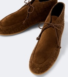 Bottega Veneta Intrecciato suede desert boots