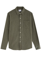 Colorful Standard Flannel Shirt Olive