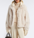 Bogner Liz hooded shearling ski jacket