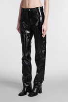 Courrèges Pants In Black Cotton