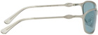A BETTER FEELING Silver Paxis Sunglasses