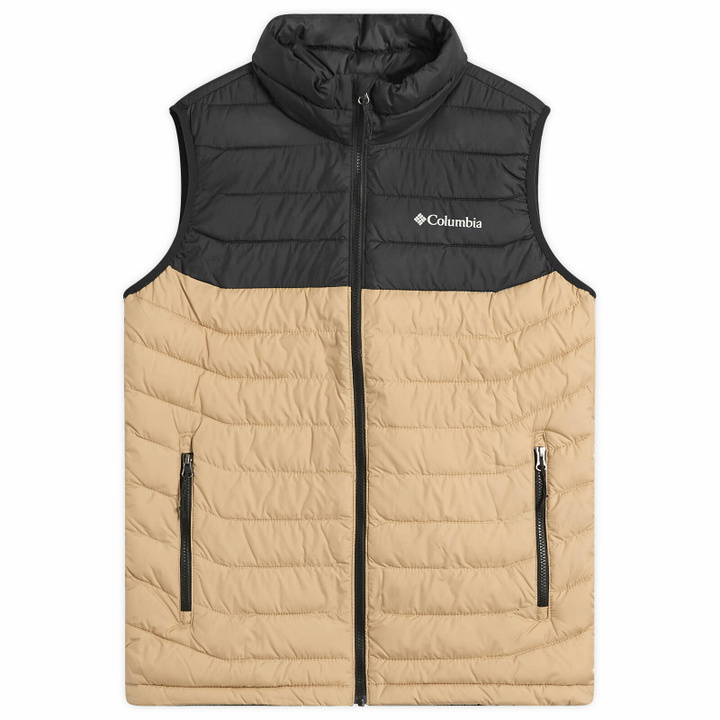 Photo: Columbia Men's Powder Lite™ II Vest in Canoe/Black