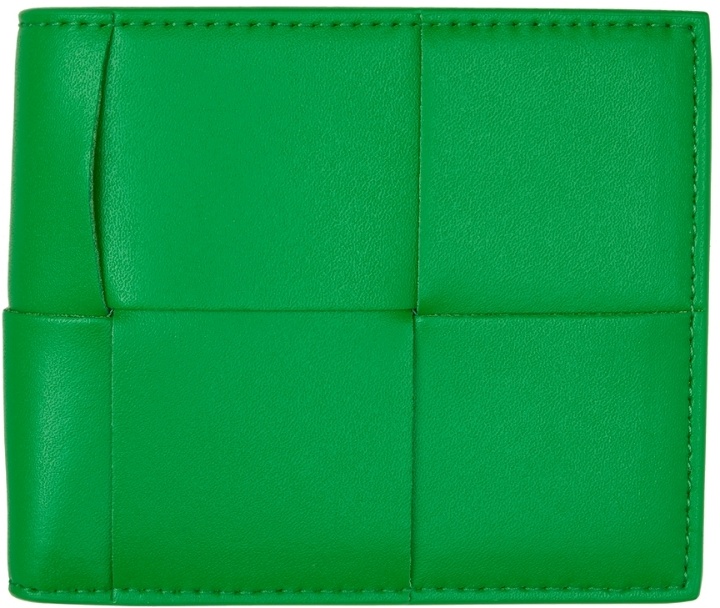 Photo: Bottega Veneta Green Bifold Wallet
