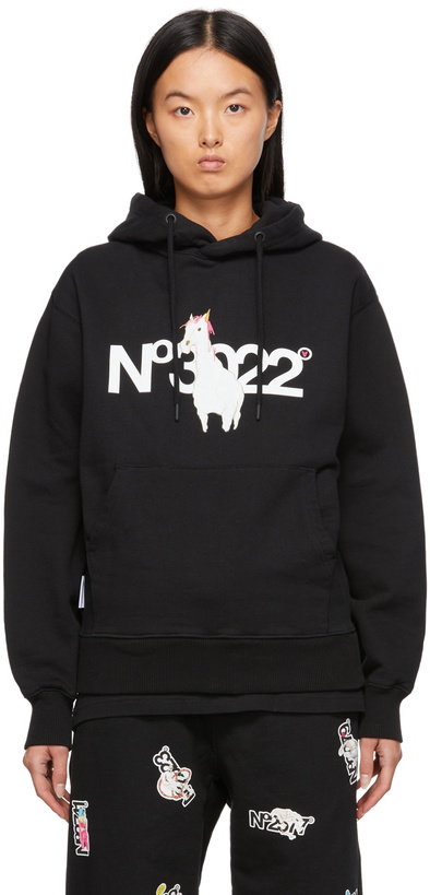 Photo: Aitor Throup’s TheDSA SSENSE Exclusive Black 'No3022' Hoodie