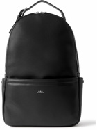 A.P.C. - Logo-Print Recycled-Faux Leather Backpack