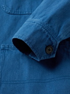 ALEX MILL - Garment-Dyed Cotton-Twill Chore Jacket - Blue