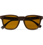Fendi - D-Frame Acetate Sunglasses - Brown