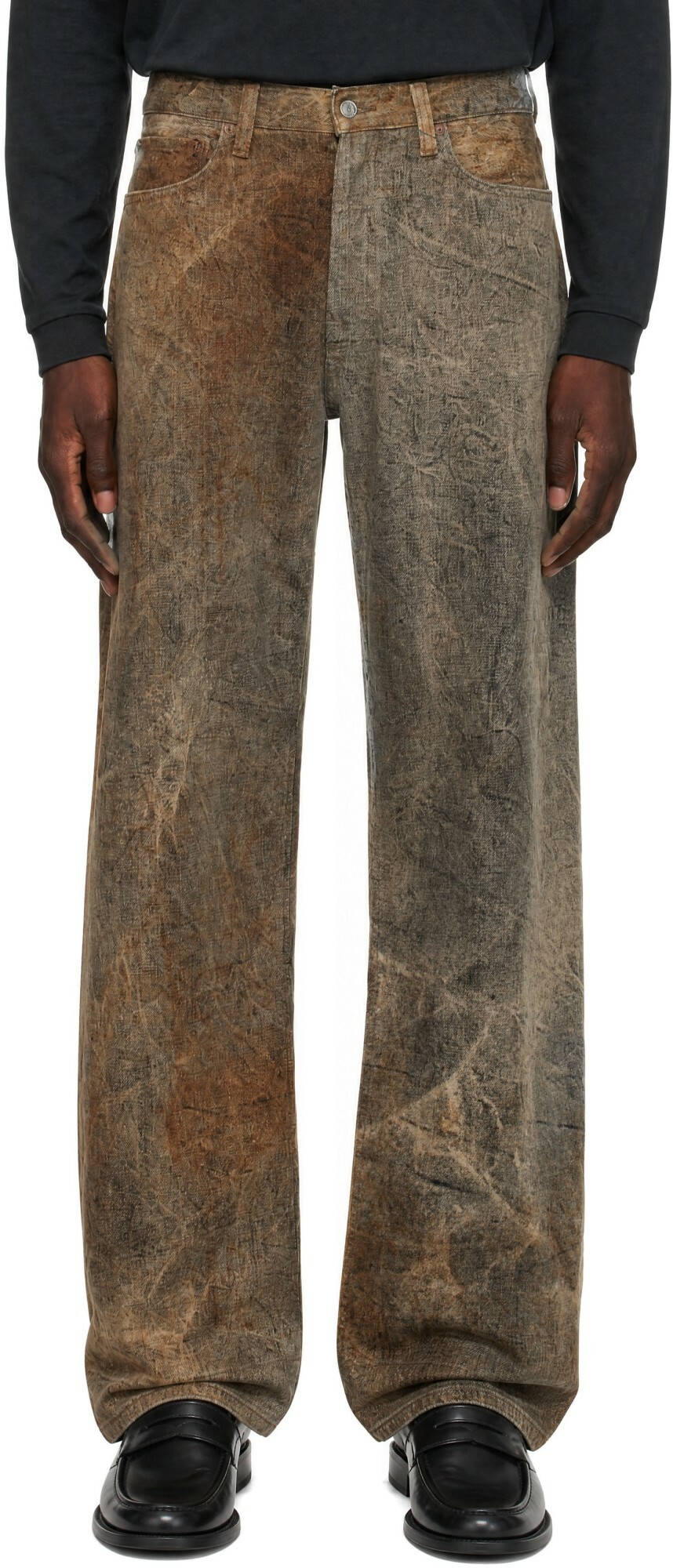 AGOLDE Brown Afton Jeans