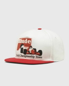 Rhude RHUDE TROPHY RACING HAT red/white Mens Cap
