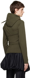 AARON ESH SSENSE Exclusive Khaki Tied Hoodie