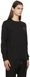 PS by Paul Smith Black Zebra Logo Long Sleeve T-Shirt