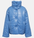 Nanushka - Hide faux leather puffer jacket