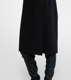Burberry Belted wool wrap dress