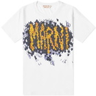 Marni Men's Impression Logo T-Shirt in Lily White