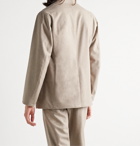 Auralee - Unstructured Mélange Wool-Flannel Suit Jacket - Neutrals