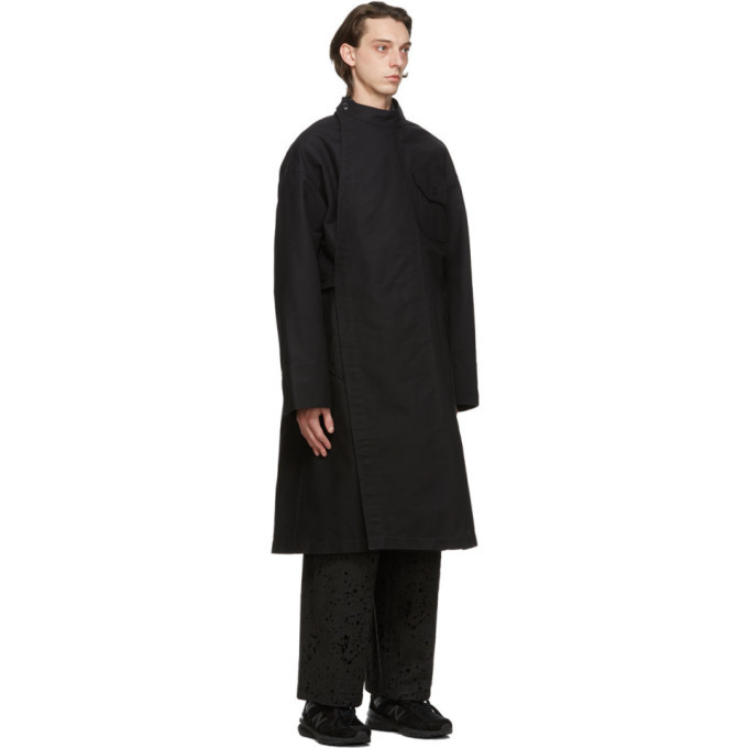 Engineered Garments Black Double Cloth MG Coat