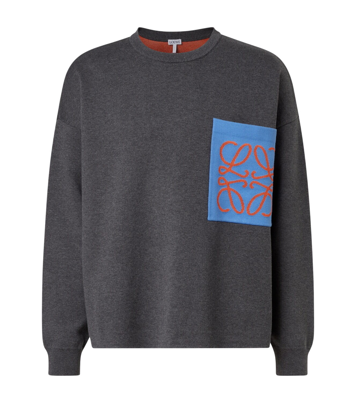 Loewe Paula's ネイビー トレーナー Loewe Paula's Ibiza striped cotton jersey polo sweater Loewe
