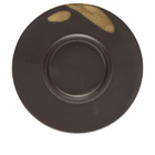 ferm LIVING Koyo Cup with Saucer in Dark Brown/Buff 
