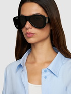 THE ATTICO Edie Acetate Aviator Sunglasses