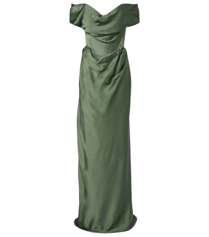 Vivienne Westwood - Bridal Long Cocotte silk satin gown Vivienne Westwood Vivienne Westwood - Bridal Long Cocotte silk satin gown Vivienne Westwood