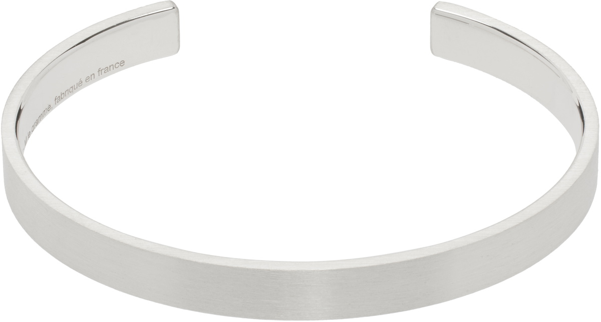 Le Gramme Silver Ribbon 'Le 21g' Bracelet
