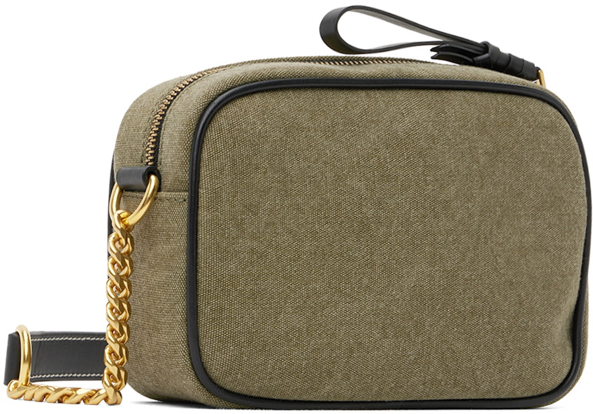 Balmain Taupe & Black B-Army Bag Balmain