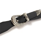 TOGA Women's Leather Phone Strap in Black
