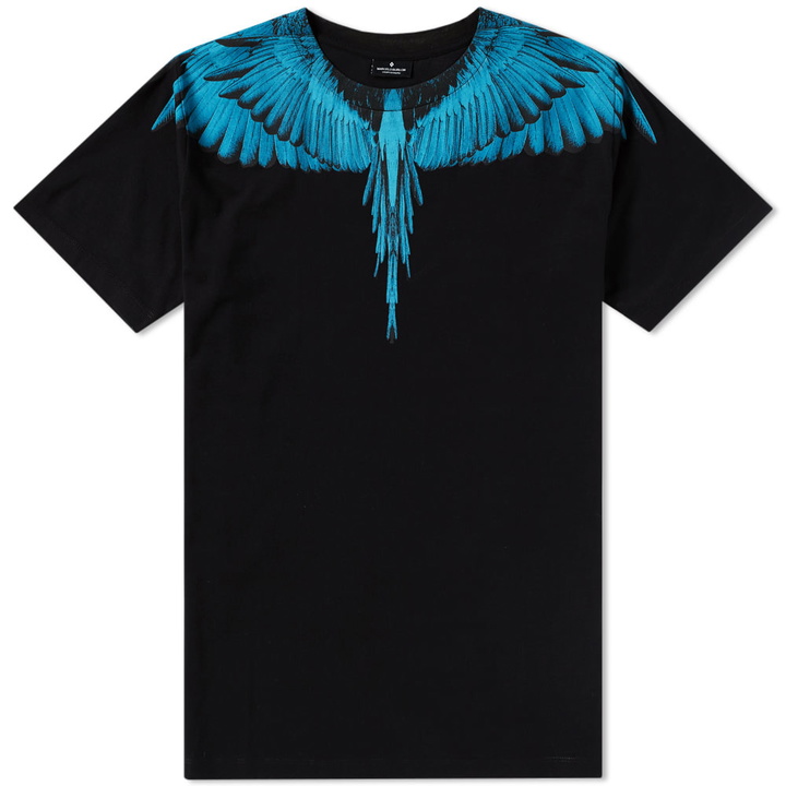 Photo: Marcelo Burlon Wings Shoulder Tee Black